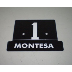 PLACA PORTANUMEROS COTA 25
