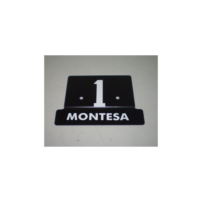 PLACA PORTANUMEROS COTA 25 PLACA PORTANUMEROS COTA 25