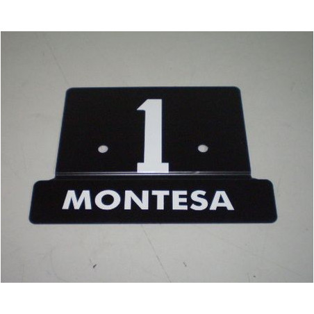 PLACA PORTANUMEROS COTA 25