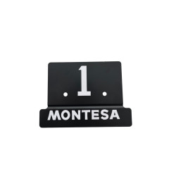 PLACA PORTANUMEROS MONTESA COTA 25