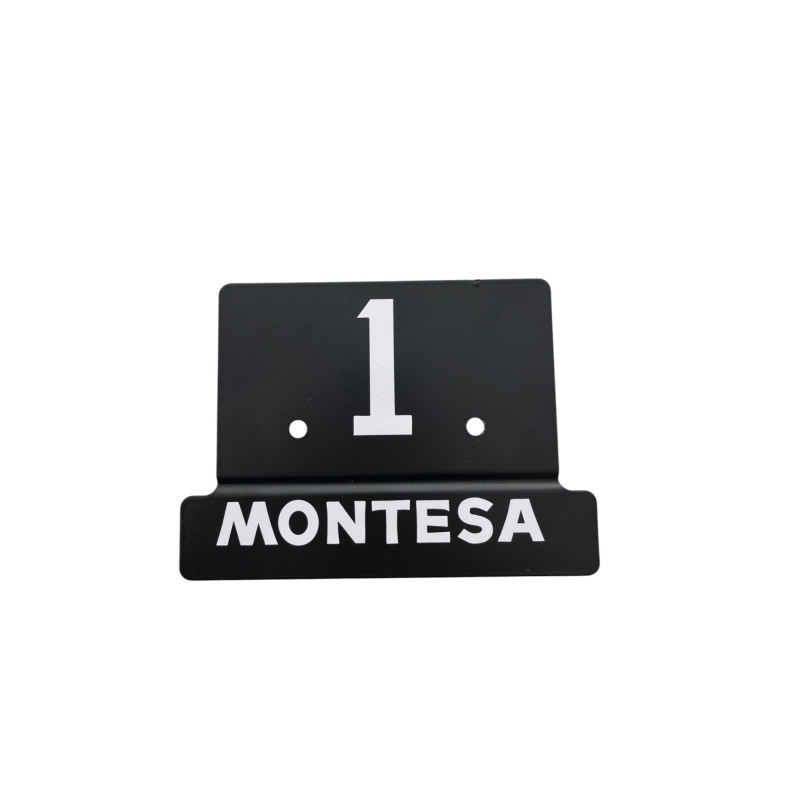 PLACA PORTANUMEROS MONTESA COTA 25