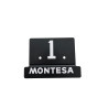 PLACA PORTANUMEROS MONTESA COTA 25