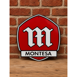 PLACA DECORATIVA MONTESA LOGO ROJO