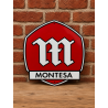 PLACA DECORATIVA MONTESA LOGO ROJO